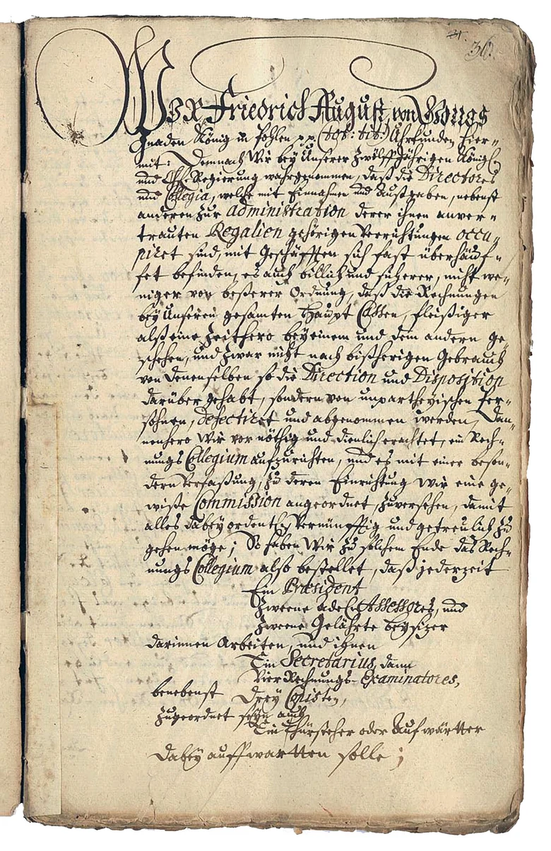 Reskript vom 24.05.1707
